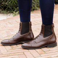 Dyon Ridsko Short Boots med snörning fram