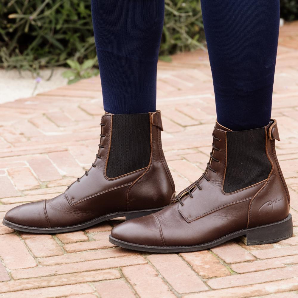 Dyon Ridsko Short Boots med snörning fram