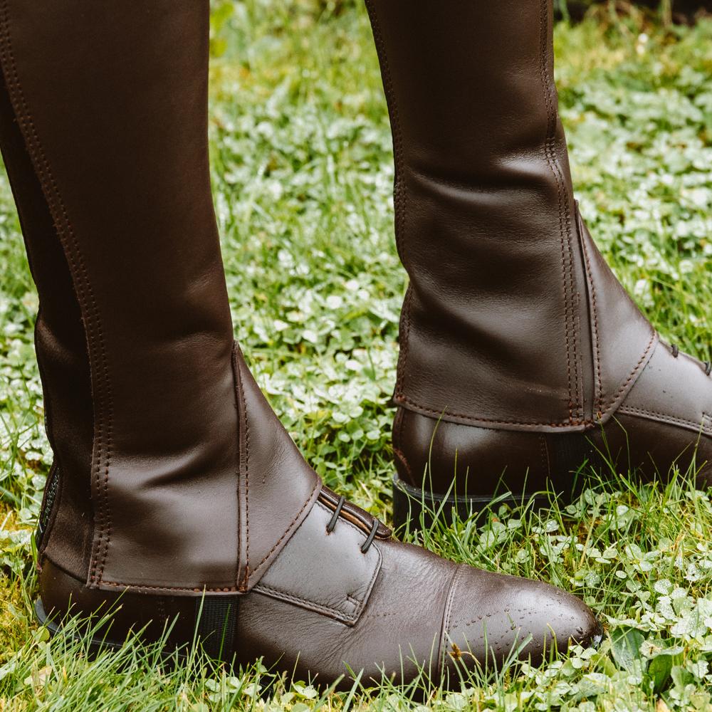 Dyon Ridsko Short Boots med snörning fram