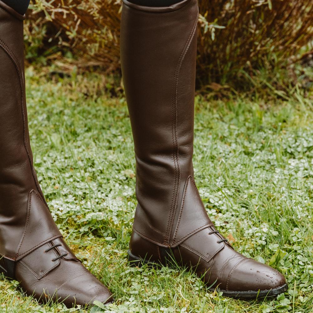 Dyon Ridsko Short Boots med snörning fram