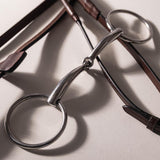 Velari Bett Snaffle Single Jointed Loose Ring 16mm