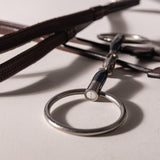 Velari Bett Snaffle Double Jointed Loose Ring 14mm