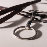 Velari Bett Snaffle Double Jointed Loose Ring 14mm