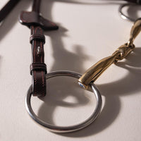 Velari Bett Snaffle Double Jointed Loose Ring 16mm
