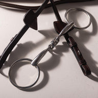 Velari Bett Snaffle Double Jointed Loose Ring 14mm