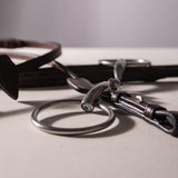 Velari Bett Snaffle Double Jointed Loose Ring 16mm