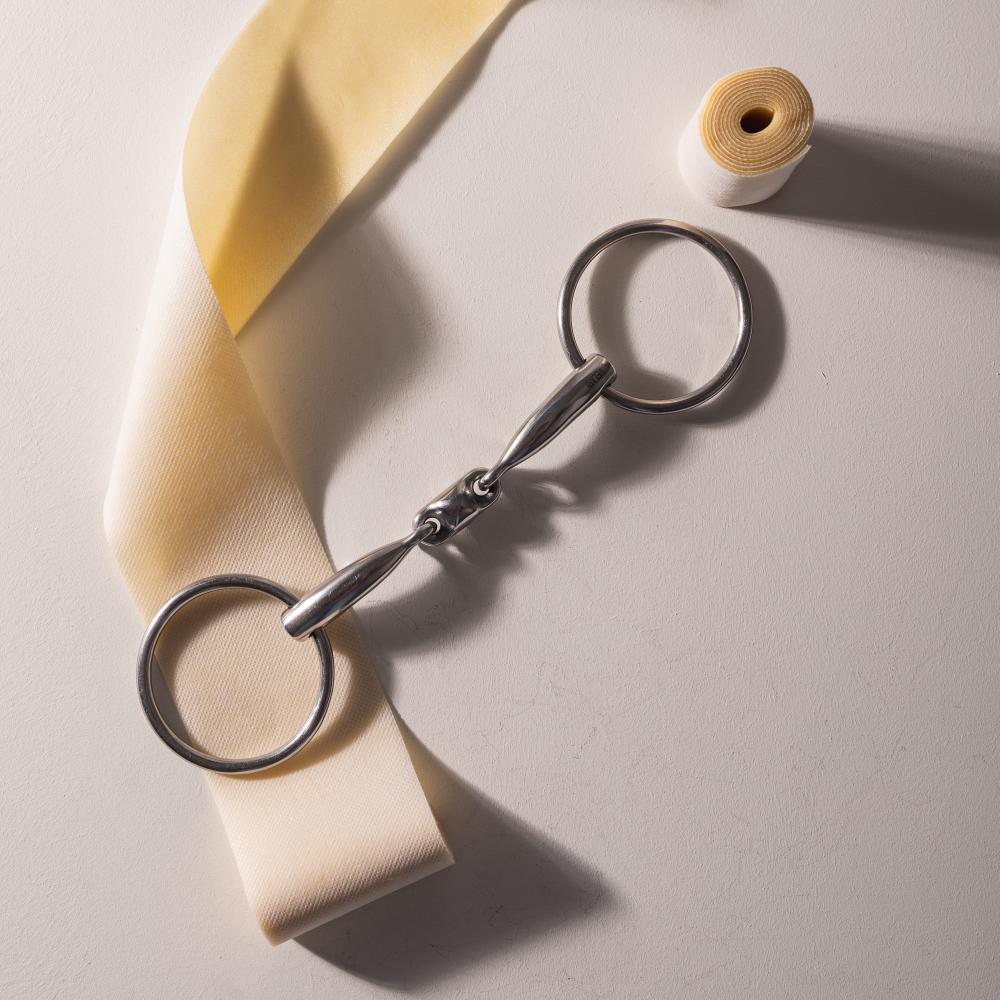 Velari Bett Snaffle Double Jointed Loose Ring 16mm