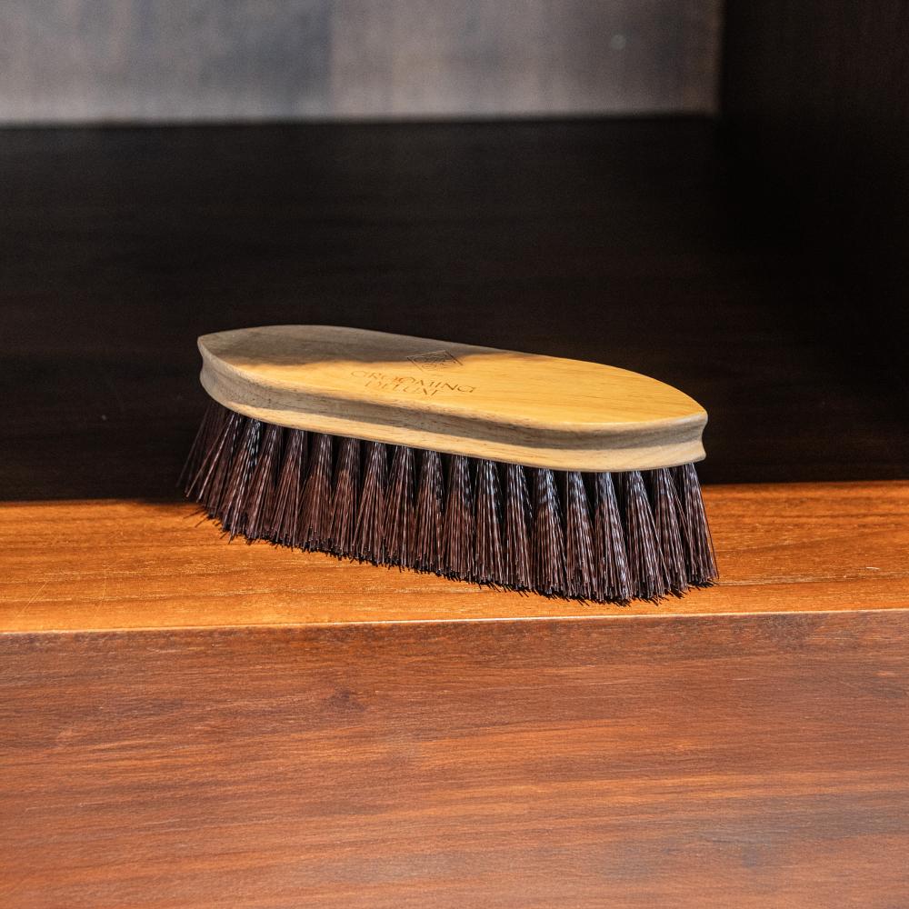 Grooming Deluxe Wooden Classic Borste kort och hård