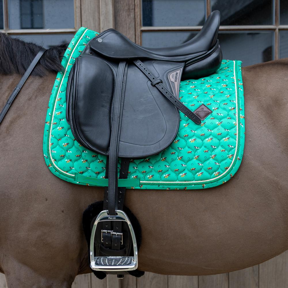Kentucky Schabrak Velvet Horse Printing dressyr