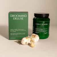 Grooming Deluxe Fodertillskott Garlic & Herbs