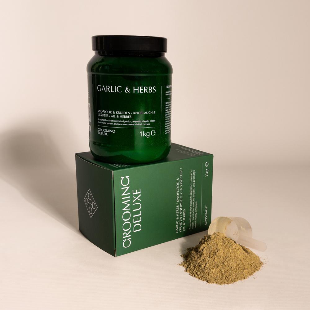 Grooming Deluxe Fodertillskott Garlic & Herbs