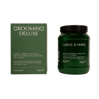 Grooming Deluxe Fodertillskott Garlic & Herbs
