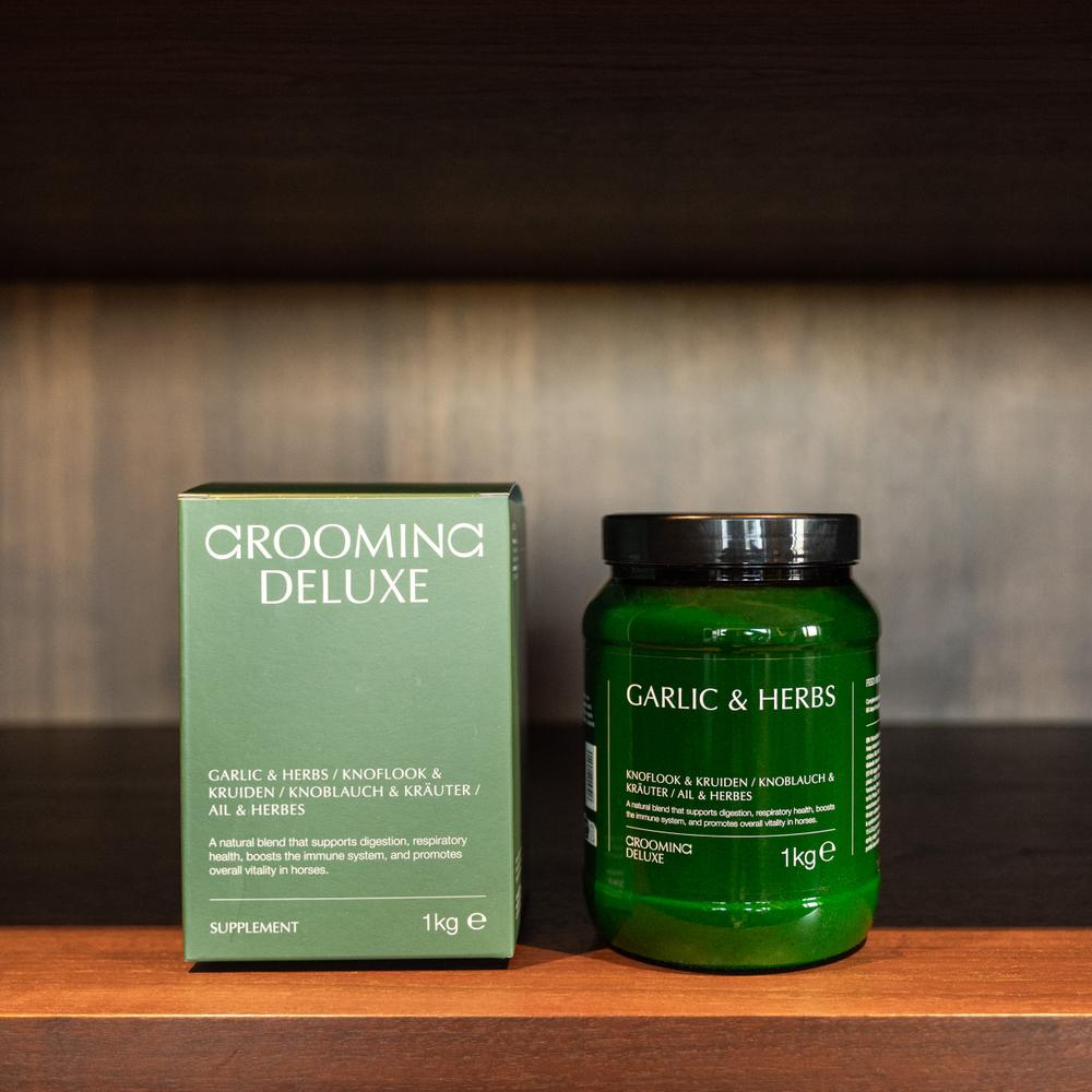 Grooming Deluxe Fodertillskott Garlic & Herbs