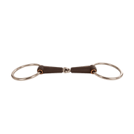 Velari Bett Snaffle Flex Single Jointed Loose Ring Medium 18mm