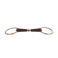Velari Bett Snaffle Flex Single Jointed Loose Ring Medium 18mm
