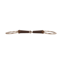 Velari Bett Snaffle Flex Single Jointed Loose Ring Medium 18mm
