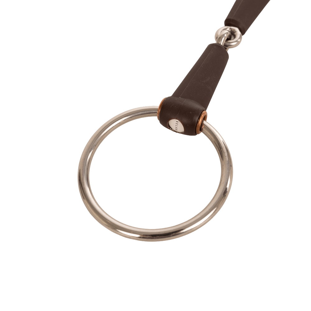 Velari Bett Snaffle Flex Single Jointed Loose Ring Medium 18mm
