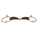 Velari Bett Leather Gag Loose Ring Single Jointed 18mm