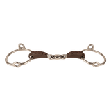 Velari Bett Leather Gag Loose Ring Double Jointed 18mm