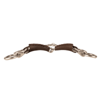 Velari Bett Leather Pelham Single Jointed 18mm