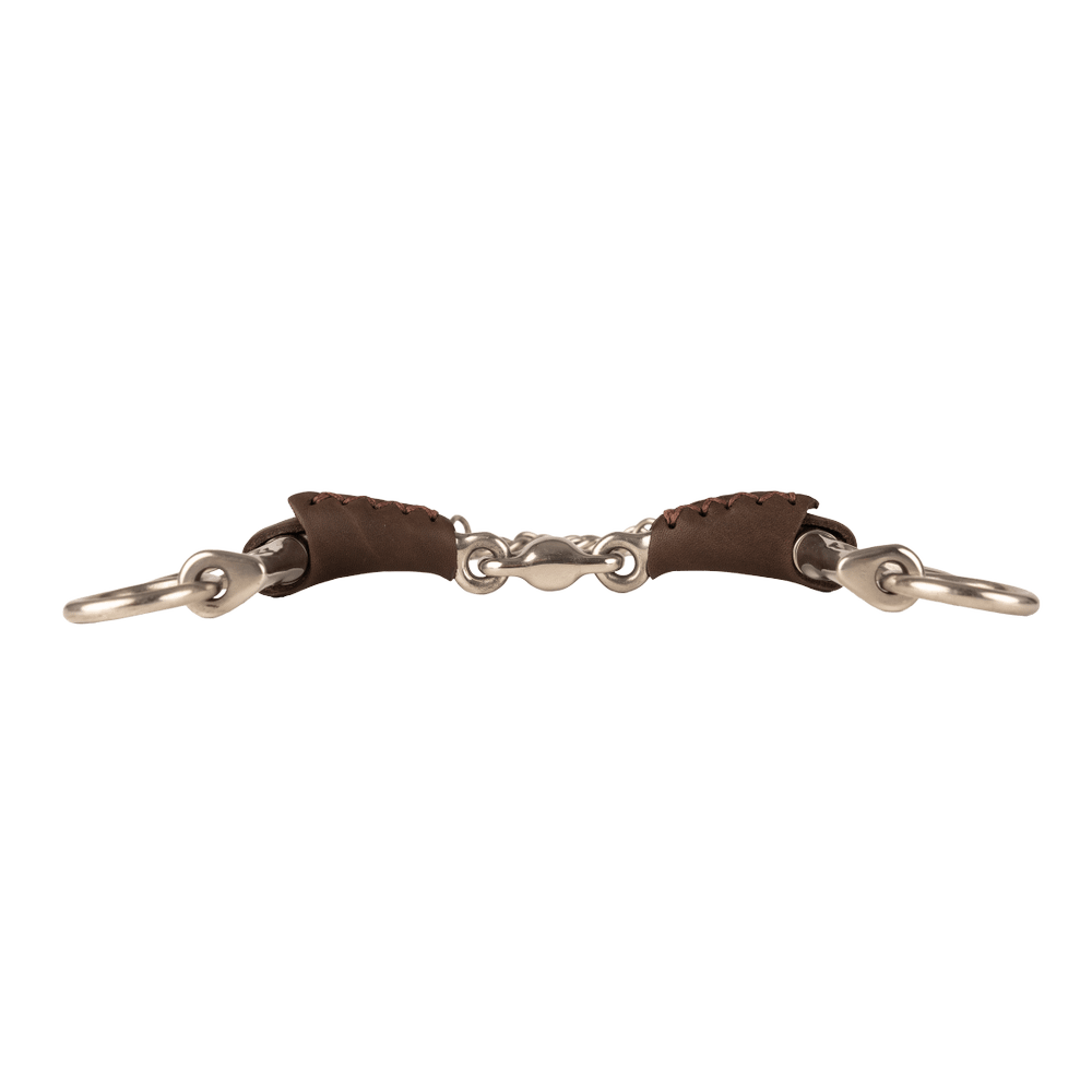 Velari Bett Leather Pelham Double Jointed 18mm