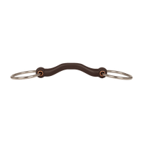 Velari Bett Snaffle Flex With Tongue Port Loose Ring 20mm