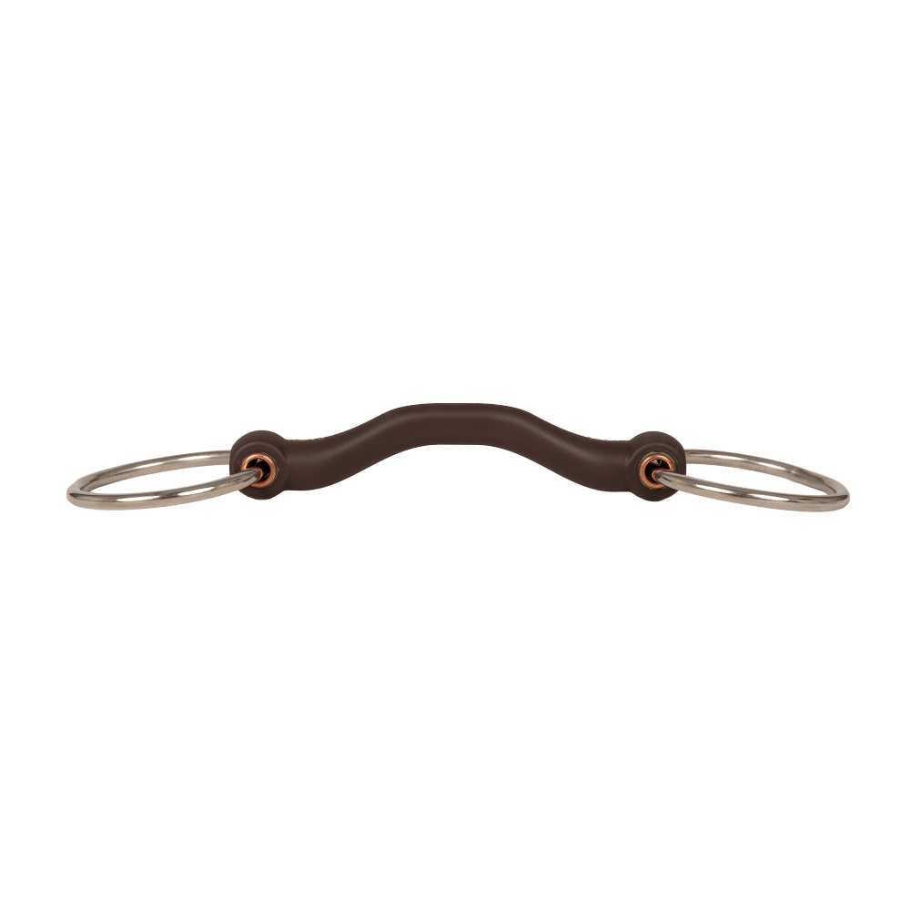 Velari Bett Snaffle Flex With Tongue Port Loose Ring 20mm