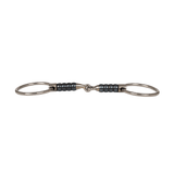 Velari Bett Snaffle Single Jointed Loose Ring Cherry Roller 16mm