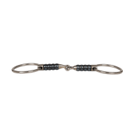 Velari Bett Snaffle Single Jointed Loose Ring Cherry Roller 16mm