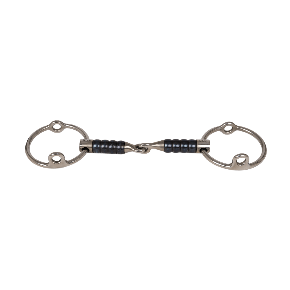 Velari Bett Gag Loose Ring Single Jointed Cherry Roller 16mm