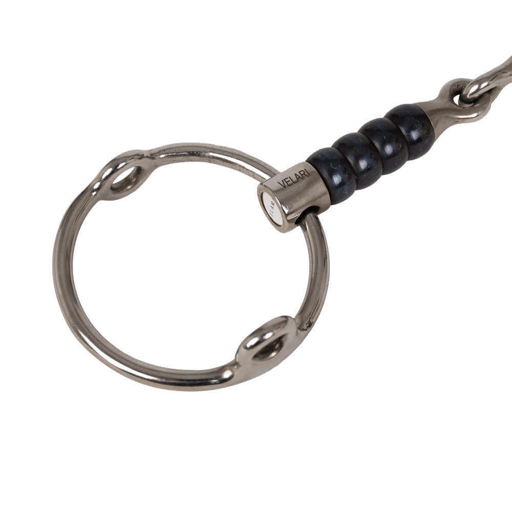 Velari Bett Gag Loose Ring Single Jointed Cherry Roller 16mm
