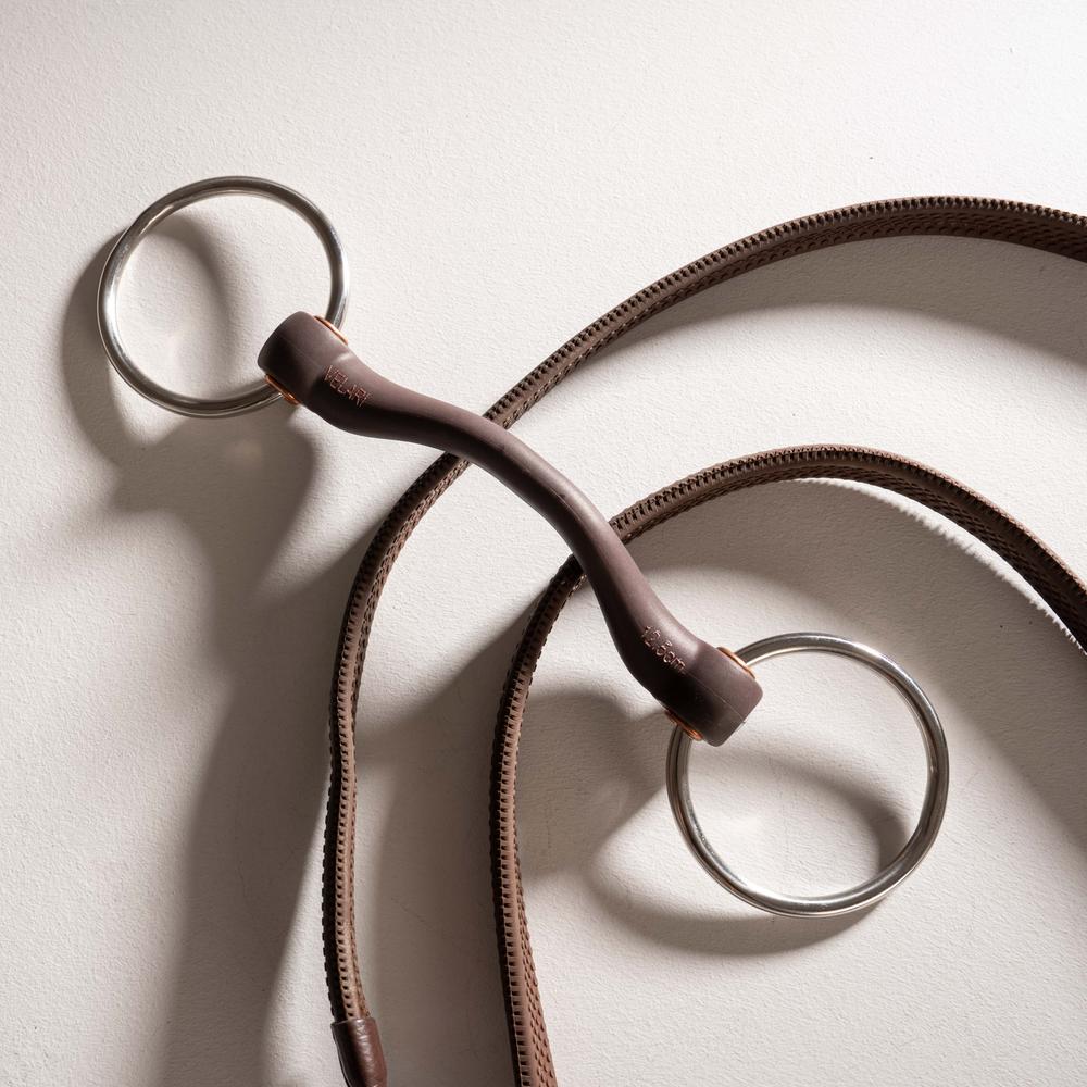 Velari Bett Snaffle Flex With Tongue Port Loose Ring 20mm