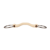 Velari Bett Snaffle Flex With Tongue Port Loose Ring 20mm