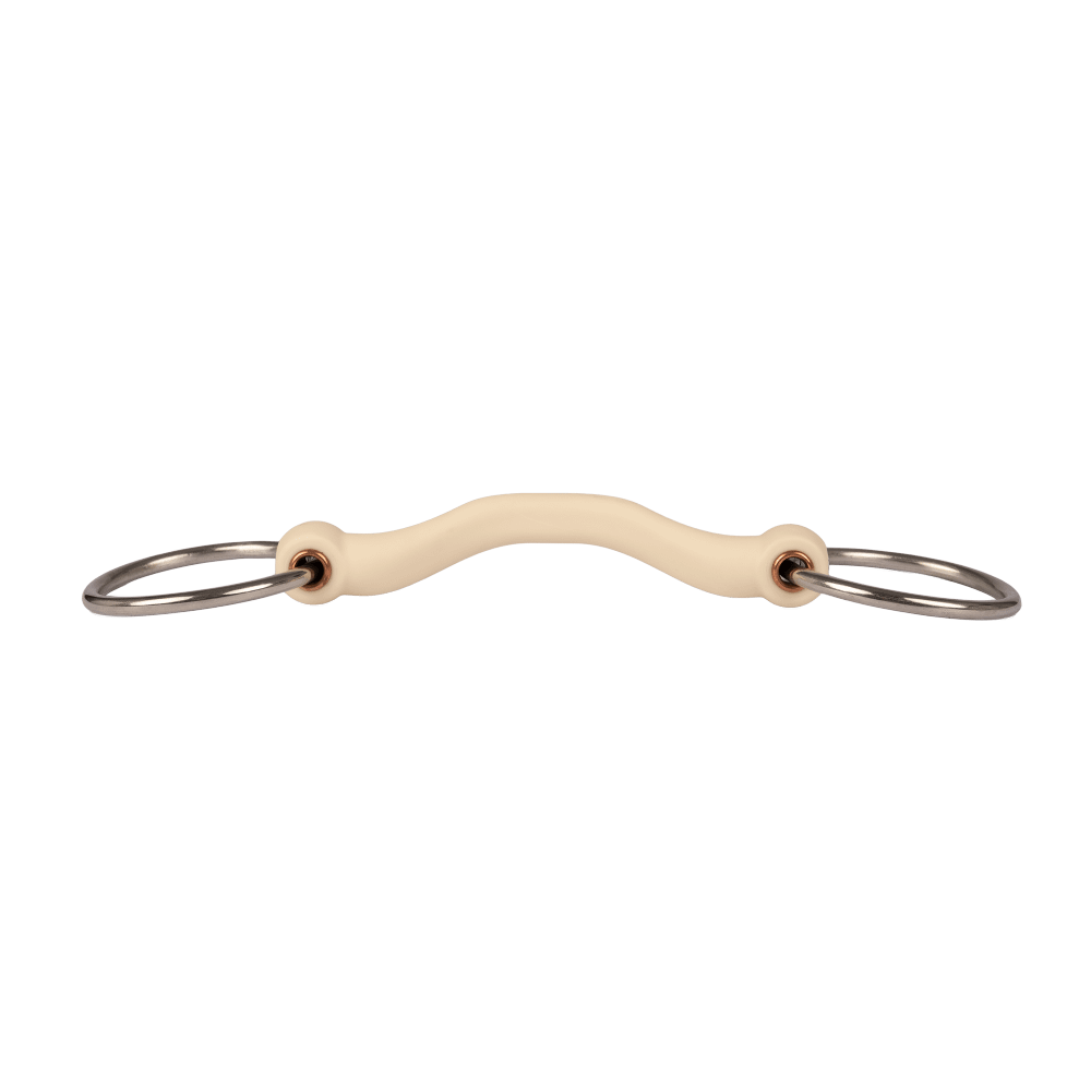 Velari Bett Snaffle Flex With Tongue Port Loose Ring 20mm