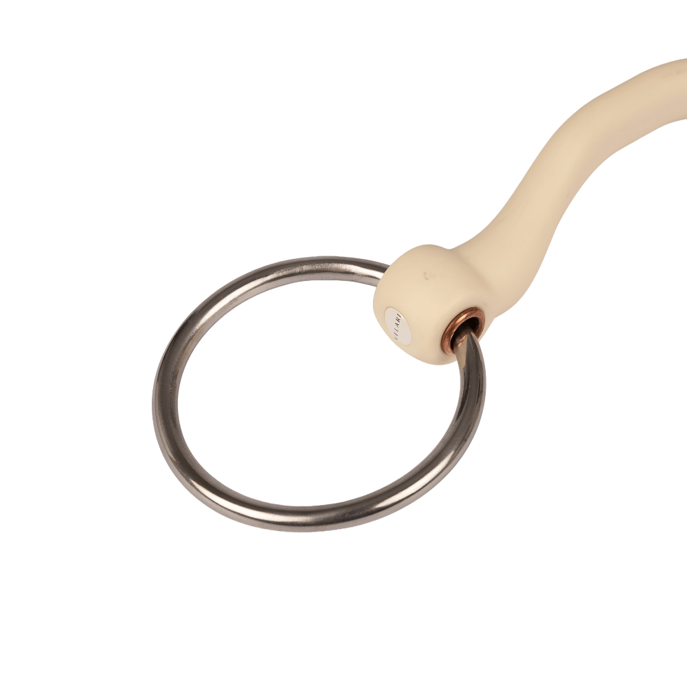 Velari Bett Snaffle Flex With Tongue Port Loose Ring 20mm