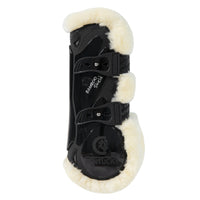 Kentucky Vegan Sheepskin Tendon Boots bamboo Elastic