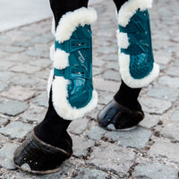 Kentucky Vegan Sheepskin Tendon Boots bamboo Elastic