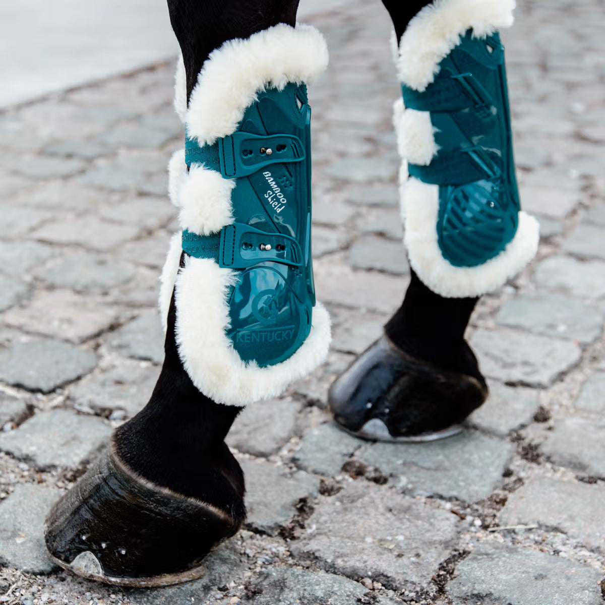 Kentucky Vegan Sheepskin Tendon Boots bamboo Elastic