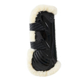Kentucky Vegan Sheepskin Tendon Boots Velcro