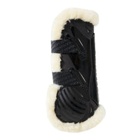 Kentucky Vegan Sheepskin Tendon Boots Velcro