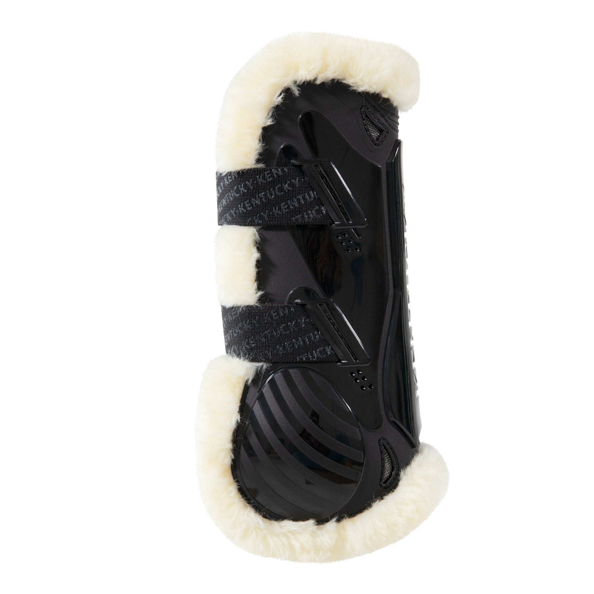 Kentucky Vegan Sheepskin Tendon Boots Velcro