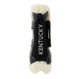 Kentucky Vegan Sheepskin Tendon Boots Velcro