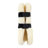 Kentucky Vegan Sheepskin Tendon Boots Velcro