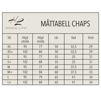 Horse Life Long chaps läder