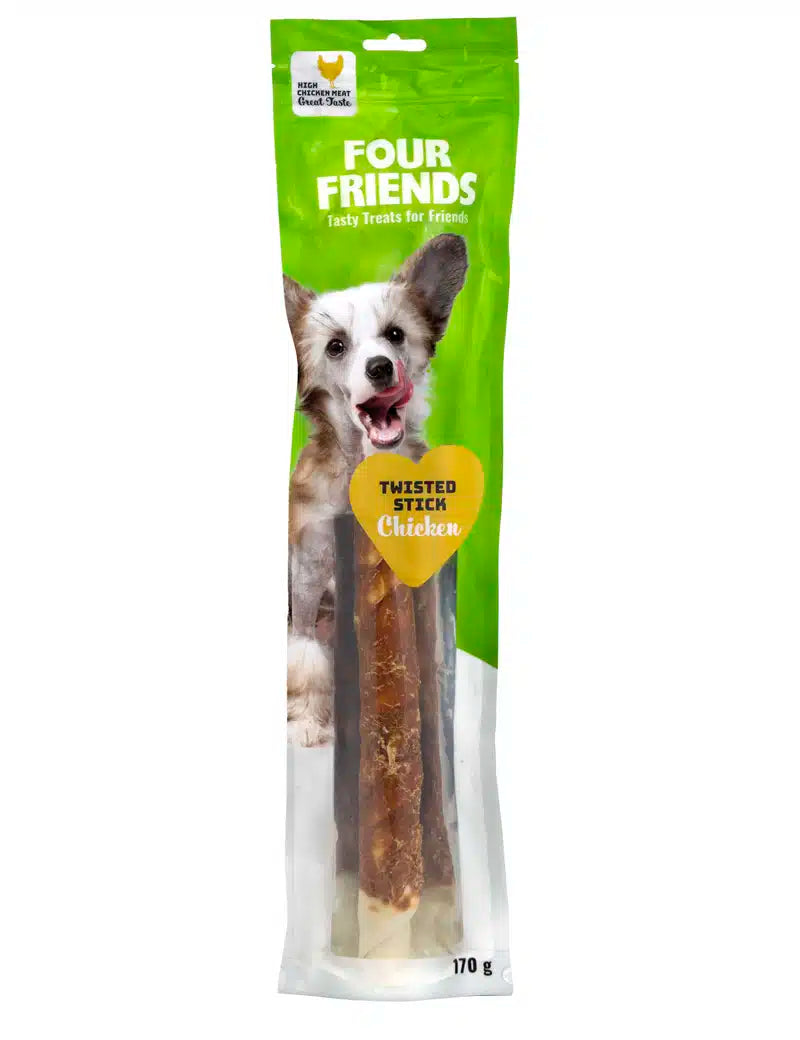 Four Friends Twisted Stick Chicken 40cm