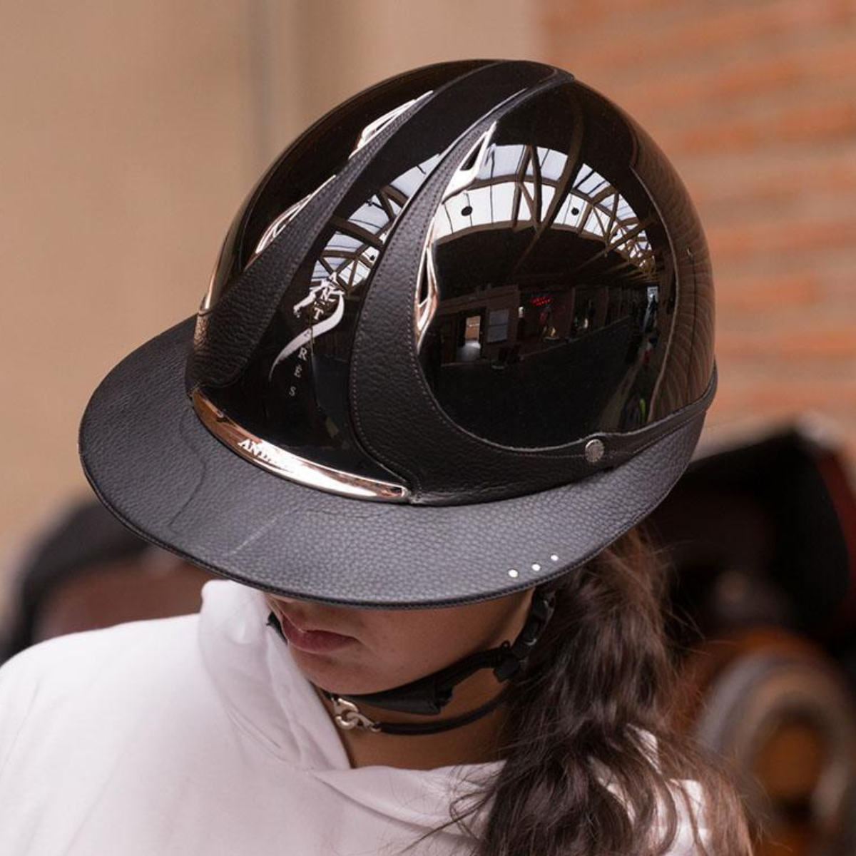 Antares ridhjälm Premium Glossy Eclipse 3SW