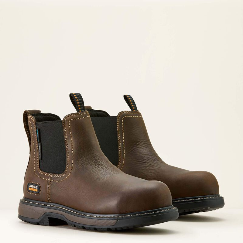 Ariat Riveter Chelsea Waterproof Composite Toe Work Boot Woman