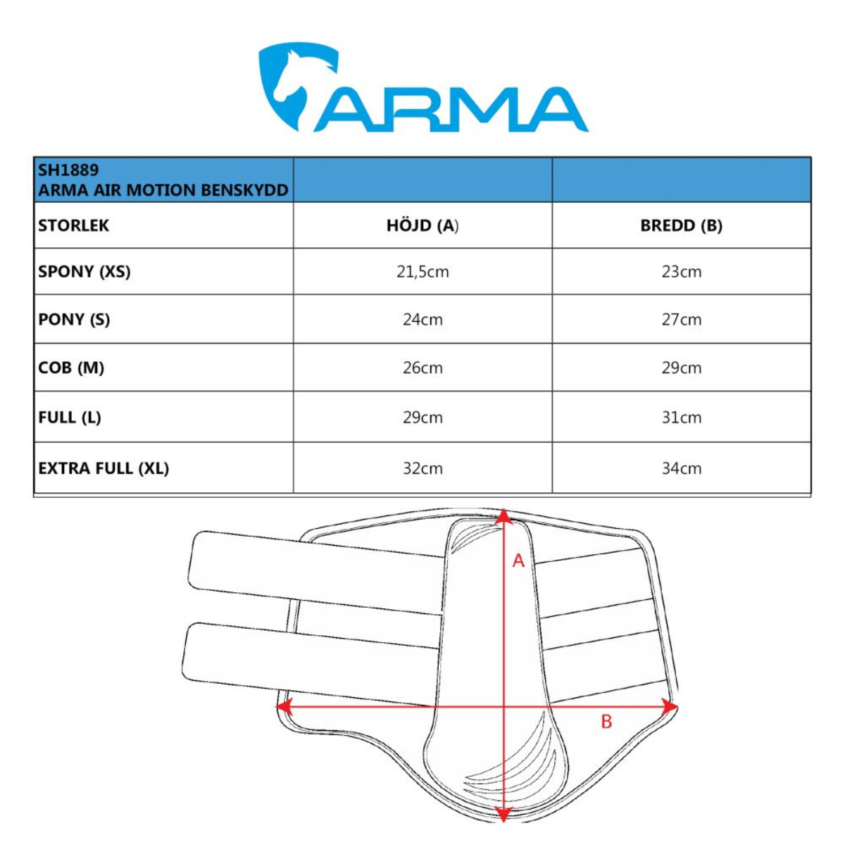 Arma Air Motion Benskydd