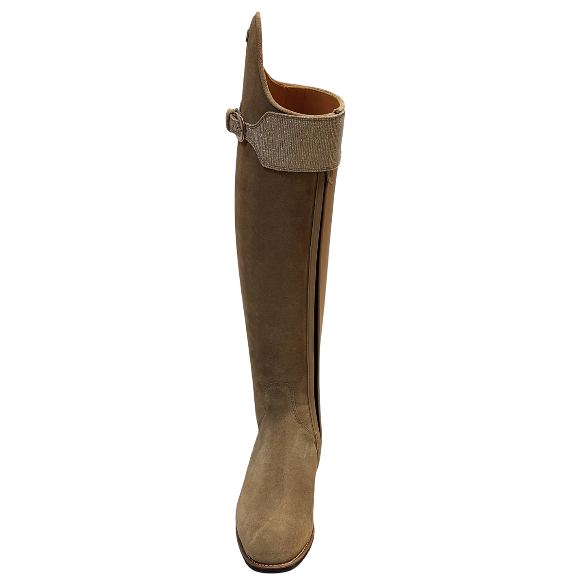 DeNiro Boot Bellini Dressyrstövel Suede & Big Strap - Tabacco