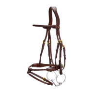 Dyon DY Braided Flash Noseband Träns